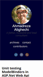 Mobile Screenshot of ahmadreza.com